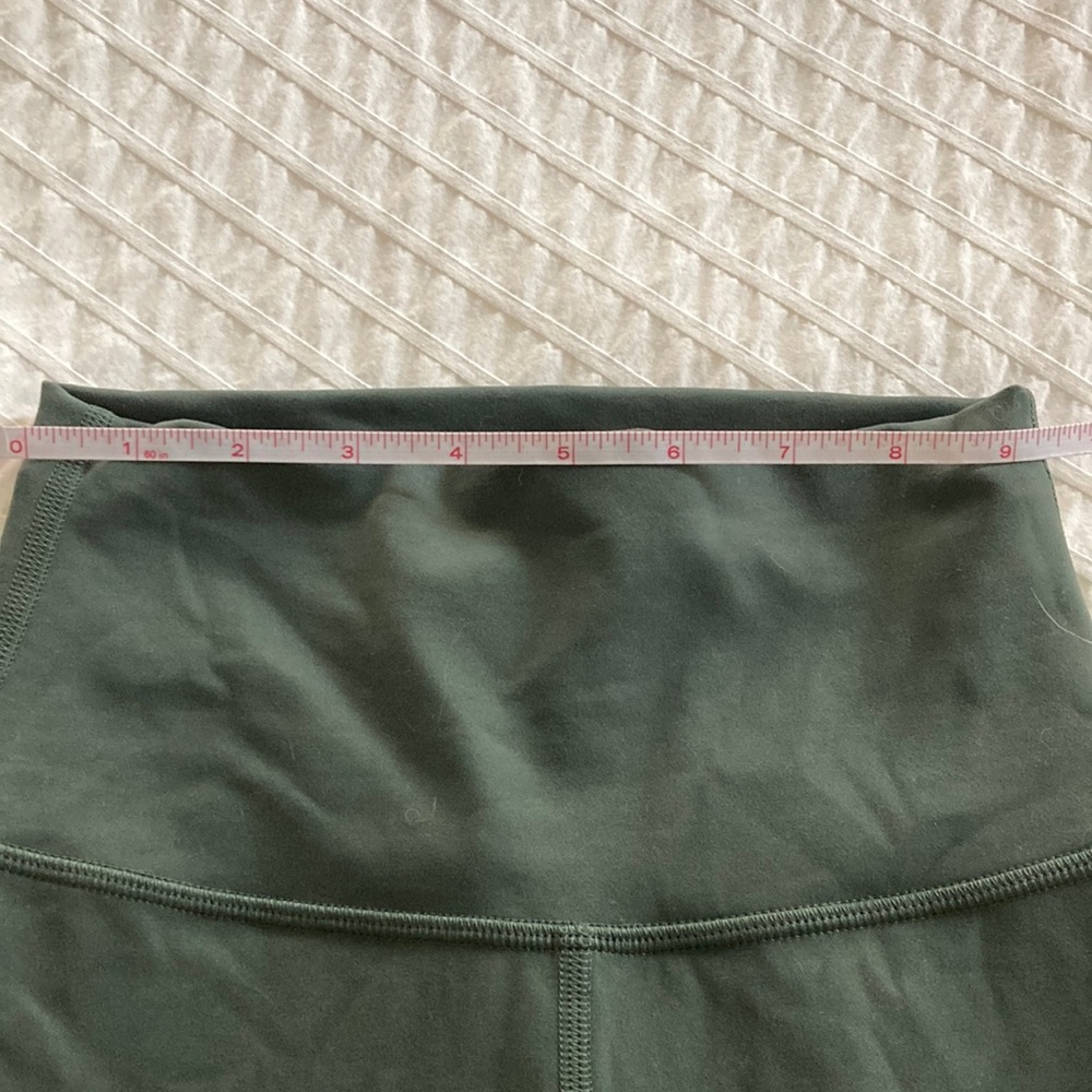 Lulu lemon leggings Size 2. Green